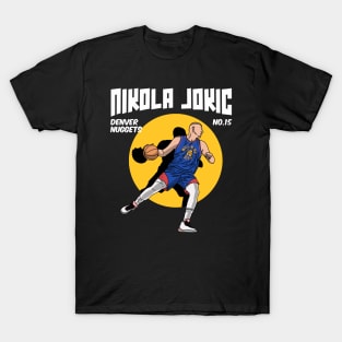 Nikola Jokic Comic Style Art T-Shirt